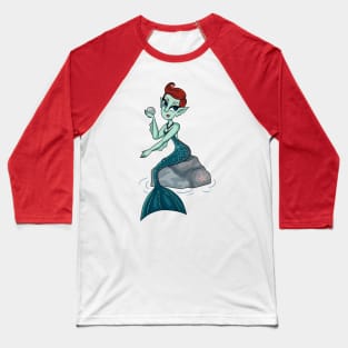 Mermaid Lagoon - Sea Monster Siren Baseball T-Shirt